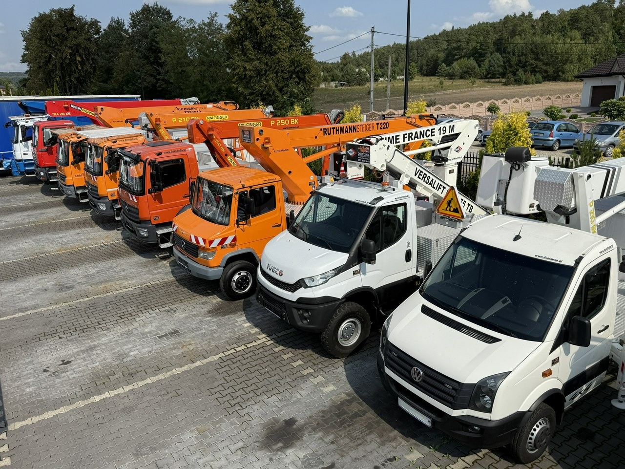 Mercedes Vario 814 D 4x4 Zwyżka RUTHMANN STEIGER T220 Podnośnik Koszowy - Truck mounted aerial platform: picture 5 Mercedes Vario 814 D 4x4 Zwyżka RUTHMANN STEIGER T220 Podnośnik Koszowy - Truck mounted aerial platform: picture 5