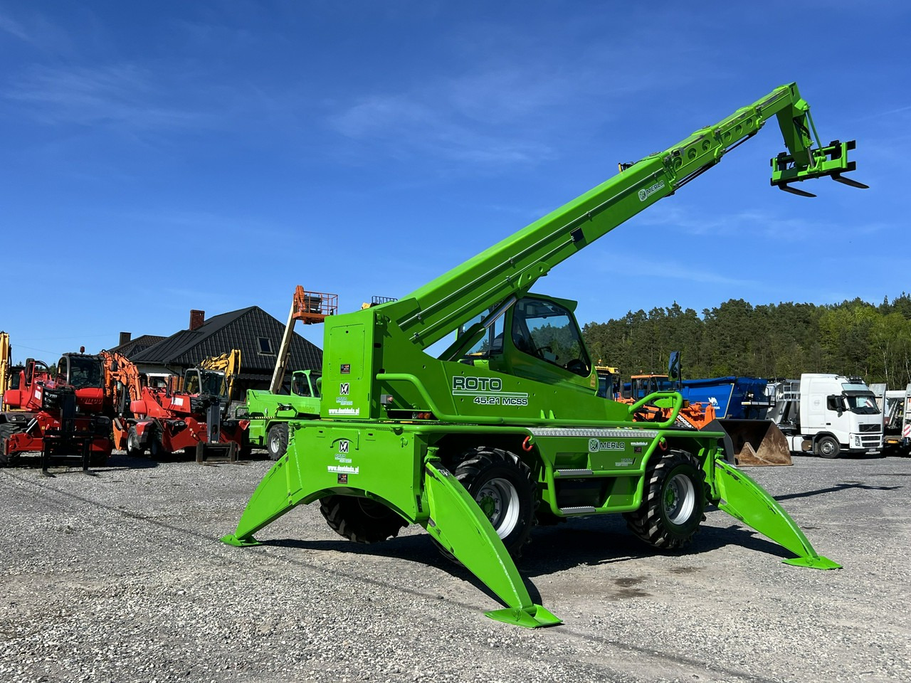 Telescopic handler Merlo Roto 45.21 MCSS ( 40.25 ) Podnośnik Obrotowy Wózek Jezdniowy: picture 22