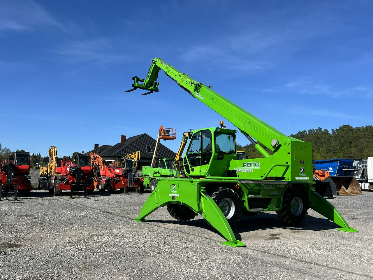 Telescopic handler Merlo Roto 45.21 MCSS ( 40.25 ) Podnośnik Obrotowy Wózek Jezdniowy: picture 20