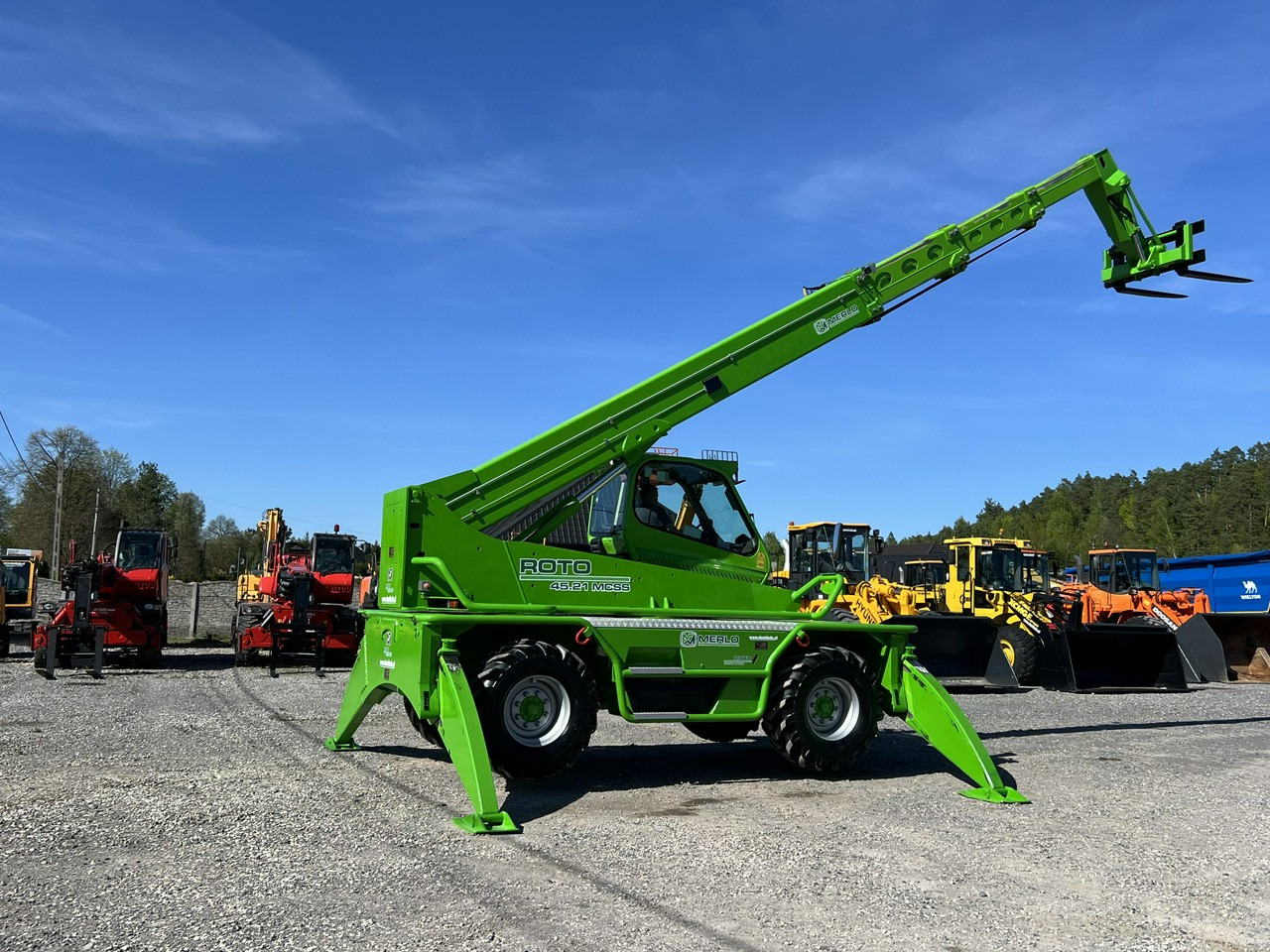Telescopic handler Merlo Roto 45.21 MCSS ( 40.25 ) Podnośnik Obrotowy Wózek Jezdniowy: picture 15