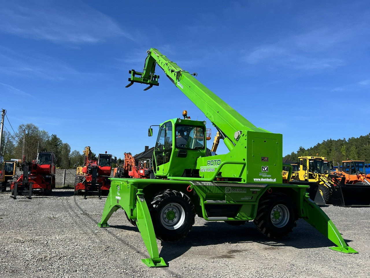 Telescopic handler Merlo Roto 45.21 MCSS ( 40.25 ) Podnośnik Obrotowy Wózek Jezdniowy: picture 13