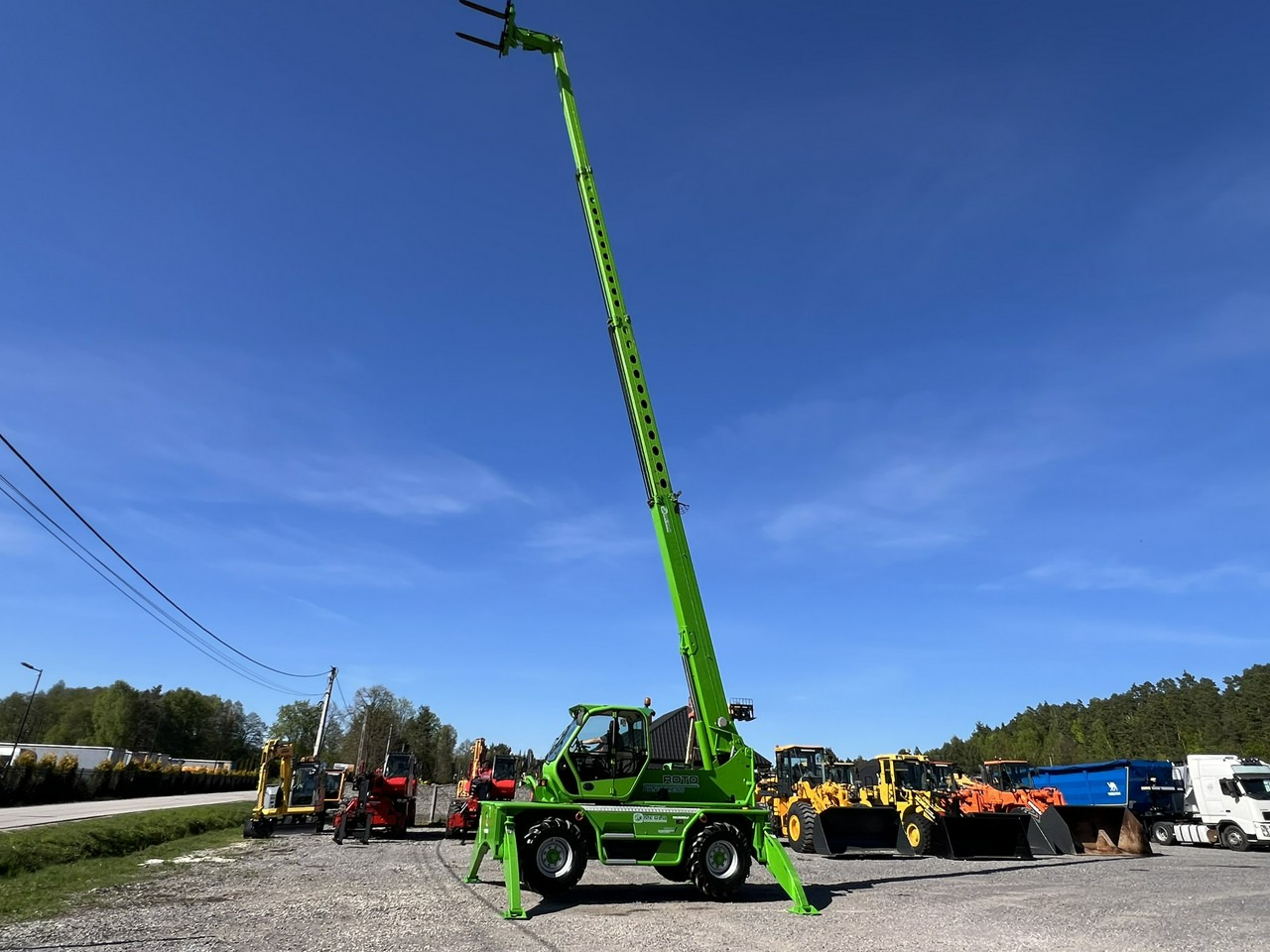 Telescopic handler Merlo Roto 45.21 MCSS ( 40.25 ) Podnośnik Obrotowy Wózek Jezdniowy: picture 12