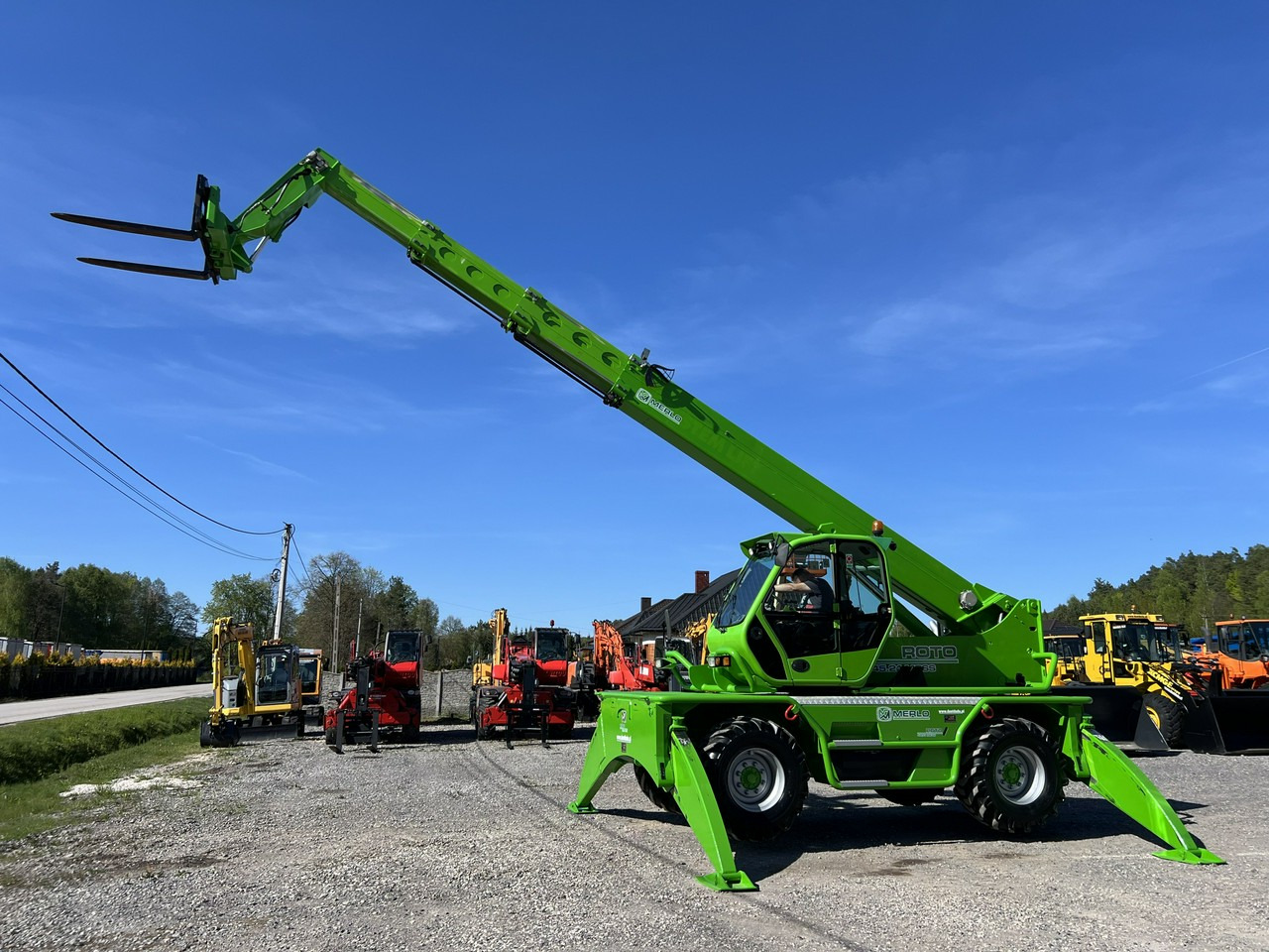 Telescopic handler Merlo Roto 45.21 MCSS ( 40.25 ) Podnośnik Obrotowy Wózek Jezdniowy: picture 9