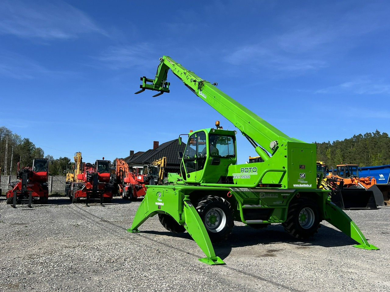 Telescopic handler Merlo Roto 45.21 MCSS ( 40.25 ) Podnośnik Obrotowy Wózek Jezdniowy: picture 17