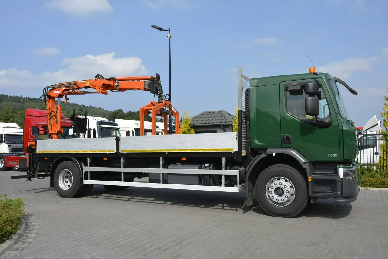 Renault Premium 180.240DXI długość Skrzyni-6.820cm + HDS TEREX TLC 92.2 - Dropside/ Flatbed truck, Crane truck: picture 4 Renault Premium 180.240DXI długość Skrzyni-6.820cm + HDS TEREX TLC 92.2 - Dropside/ Flatbed truck, Crane truck: picture 4