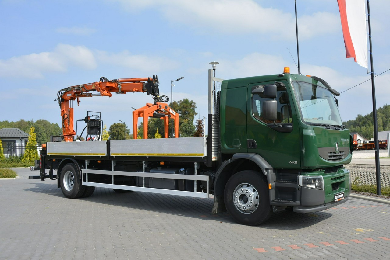Renault Premium 180.240DXI długość Skrzyni-6.820cm + HDS TEREX TLC 92.2 - Dropside/ Flatbed truck, Crane truck: picture 2 Renault Premium 180.240DXI długość Skrzyni-6.820cm + HDS TEREX TLC 92.2 - Dropside/ Flatbed truck, Crane truck: picture 2