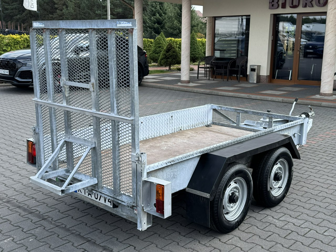 Titan Ciężarowa Pod minikoparkę sprzęt budowlany 2-osiowa Super Stan - Plant trailer: picture 2 Titan Ciężarowa Pod minikoparkę sprzęt budowlany 2-osiowa Super Stan - Plant trailer: picture 2