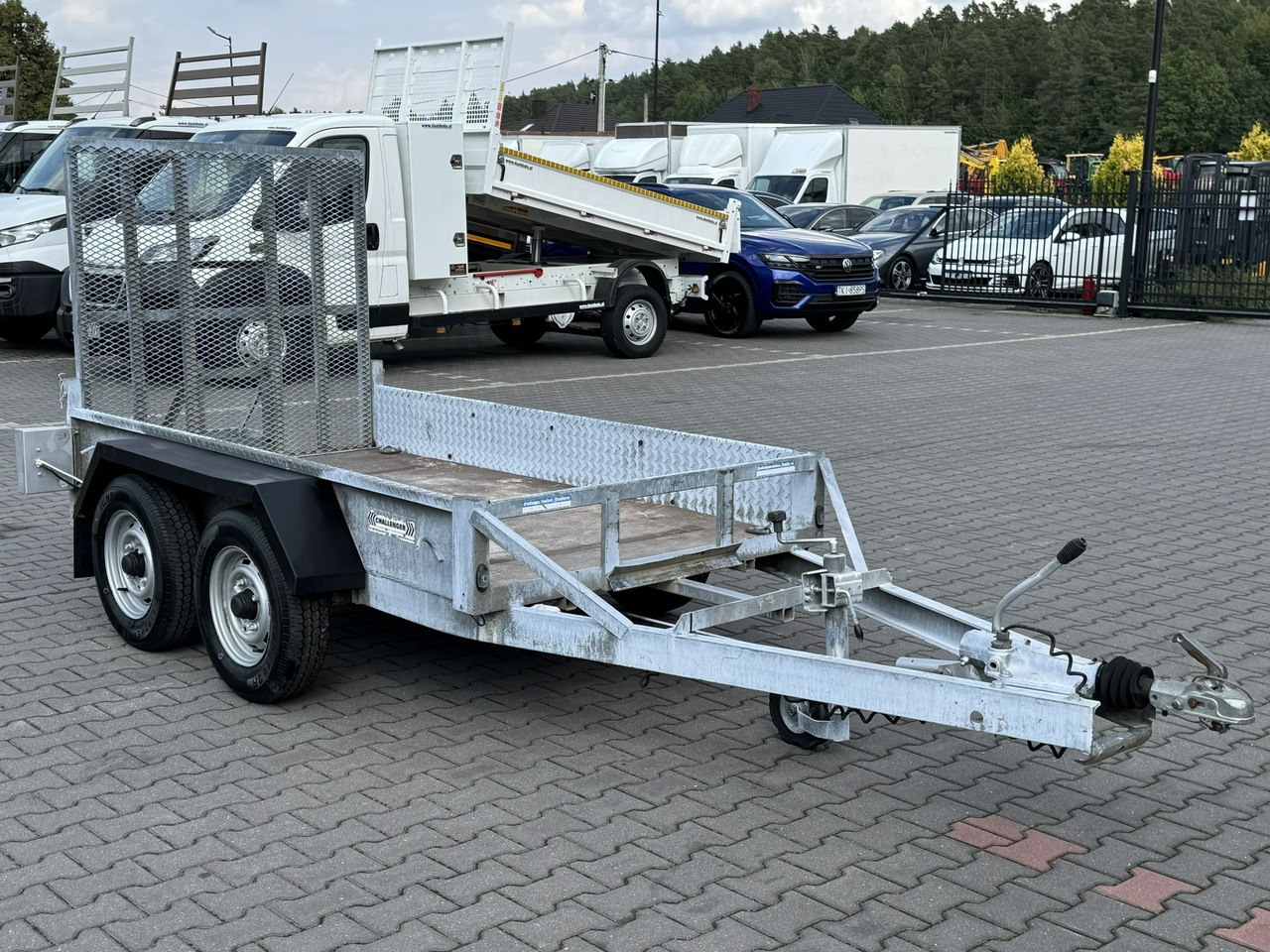 Titan Ciężarowa Pod minikoparkę sprzęt budowlany 2-osiowa Super Stan - Plant trailer: picture 1 Titan Ciężarowa Pod minikoparkę sprzęt budowlany 2-osiowa Super Stan - Plant trailer: picture 1