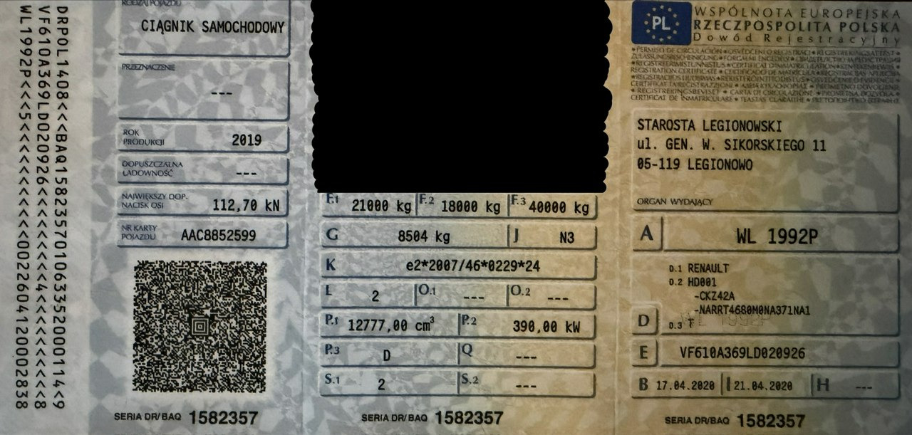 Tractor unit Renault Gama T 520 Standard Silnik 13litrów Euro 6: picture 38 Tractor unit Renault Gama T 520 Standard Silnik 13litrów Euro 6: picture 38