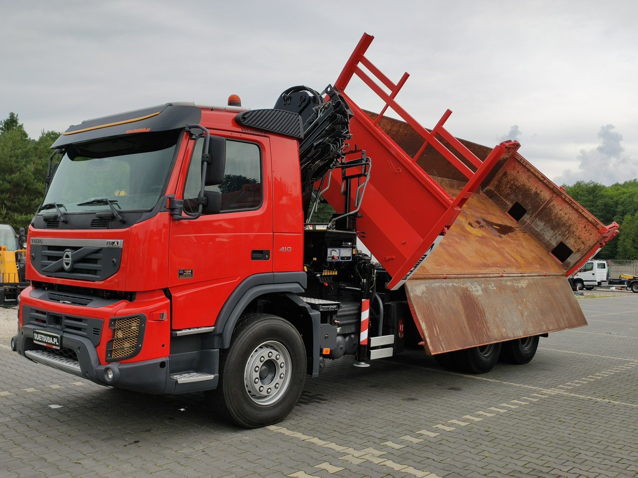 Volvo FMX 410 6x4 13L HDS Radiowy Hydroburta - Tipper, Crane truck: picture 3 Volvo FMX 410 6x4 13L HDS Radiowy Hydroburta - Tipper, Crane truck: picture 3