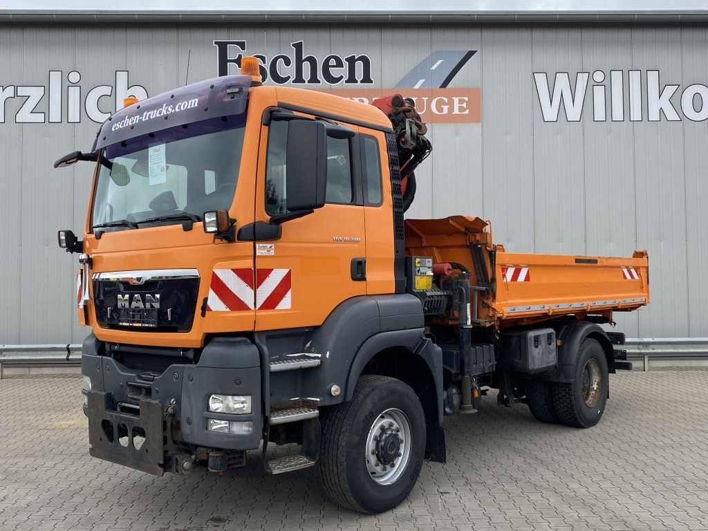 MAN TGS 18.320 4x4 BL / Kran - Tipper, Crane truck: picture 1 MAN TGS 18.320 4x4 BL / Kran - Tipper, Crane truck: picture 1