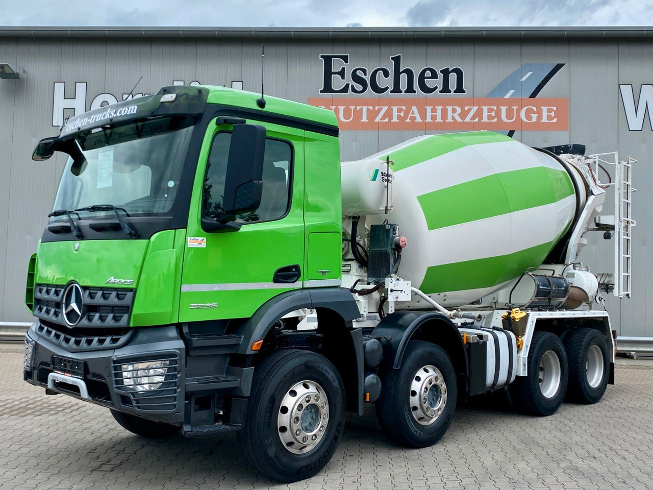 Mercedes-Benz 3236 Arocs | 9m³ Stetter*Klima*Navi*Blatt*1.Hand - Concrete mixer truck: picture 1 Mercedes-Benz 3236 Arocs | 9m³ Stetter*Klima*Navi*Blatt*1.Hand - Concrete mixer truck: picture 1