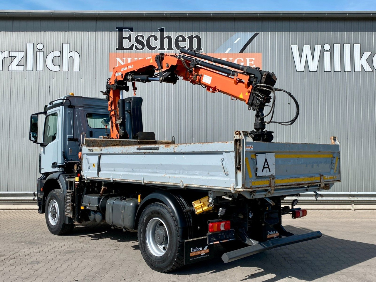 Mercedes-Benz Arocs 1843 HAD 4x4 | Atlas 116.3-A3*5+6.Kreis - Tipper, Crane truck: picture 4 Mercedes-Benz Arocs 1843 HAD 4x4 | Atlas 116.3-A3*5+6.Kreis - Tipper, Crane truck: picture 4