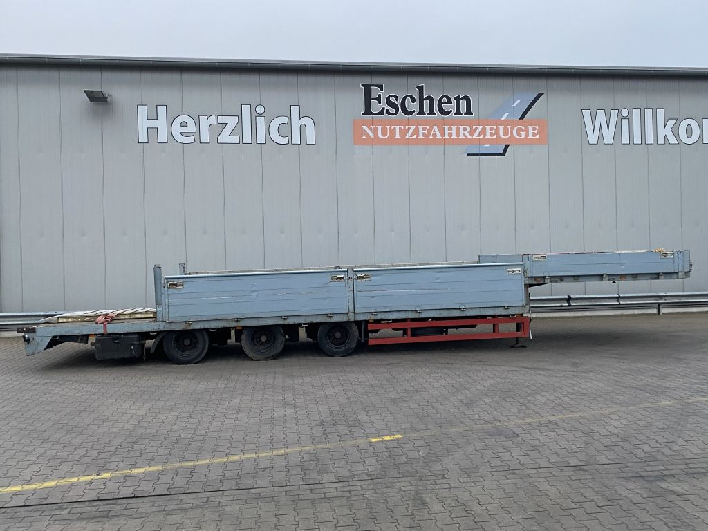 Wilken | Pritsche + Rampen*Luft-Lift*BPW*Trommel - Low loader semi-trailer: picture 1 Wilken | Pritsche + Rampen*Luft-Lift*BPW*Trommel - Low loader semi-trailer: picture 1