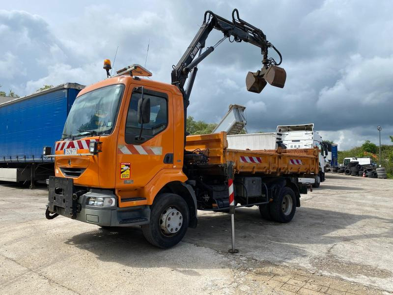 Renault Midlum 180 - Tipper, Crane truck: picture 5 Renault Midlum 180 - Tipper, Crane truck: picture 5