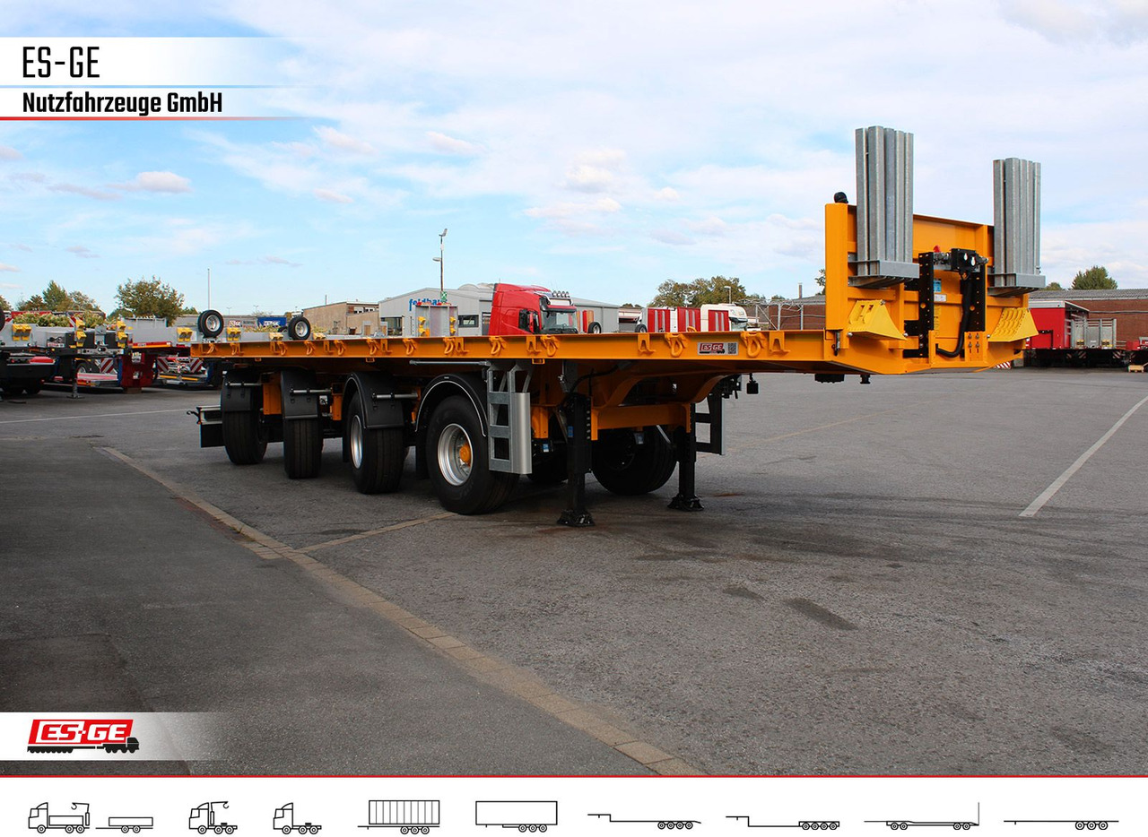 ES-GE 4-Achs-Ballastauflieger - Dropside/ Flatbed semi-trailer: picture 4 ES-GE 4-Achs-Ballastauflieger - Dropside/ Flatbed semi-trailer: picture 4