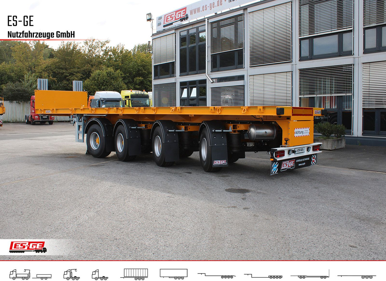 ES-GE 4-Achs-Ballastauflieger - Dropside/ Flatbed semi-trailer: picture 1 ES-GE 4-Achs-Ballastauflieger - Dropside/ Flatbed semi-trailer: picture 1