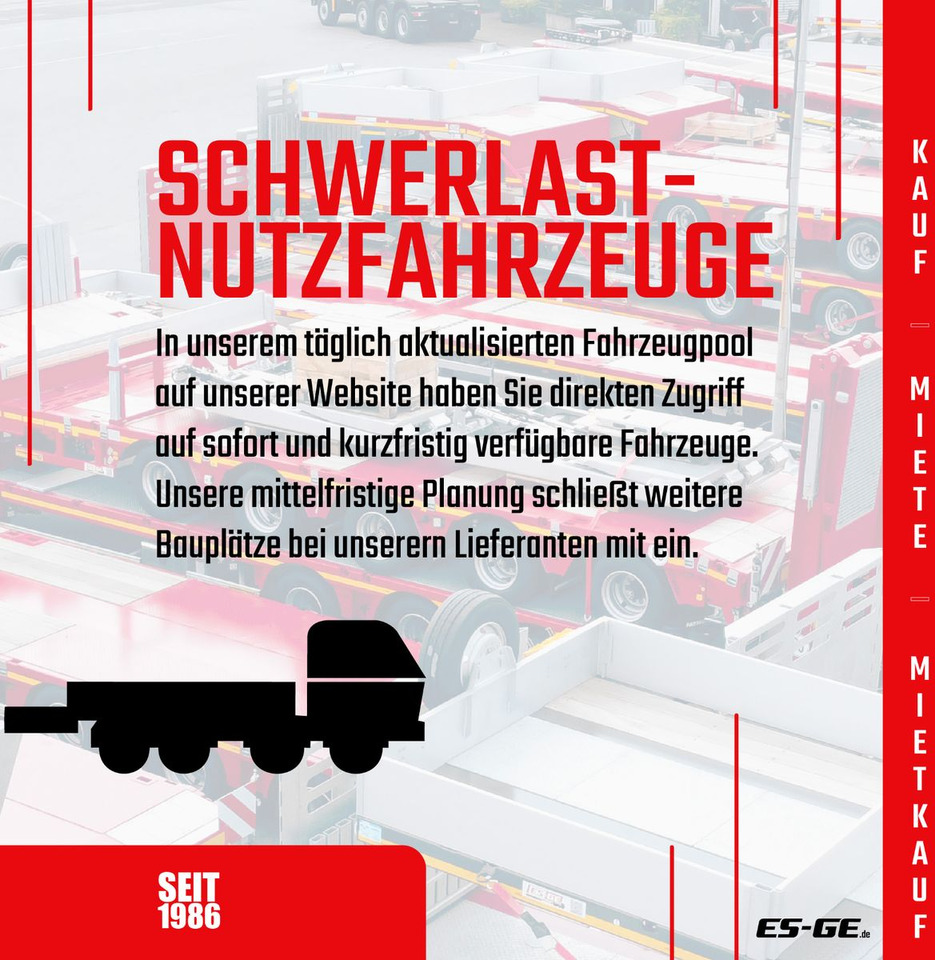 Faymonville 6-Achs Multimax Satteltieflader - hydr. gelenkt - Low loader semi-trailer: picture 5 Faymonville 6-Achs Multimax Satteltieflader - hydr. gelenkt - Low loader semi-trailer: picture 5