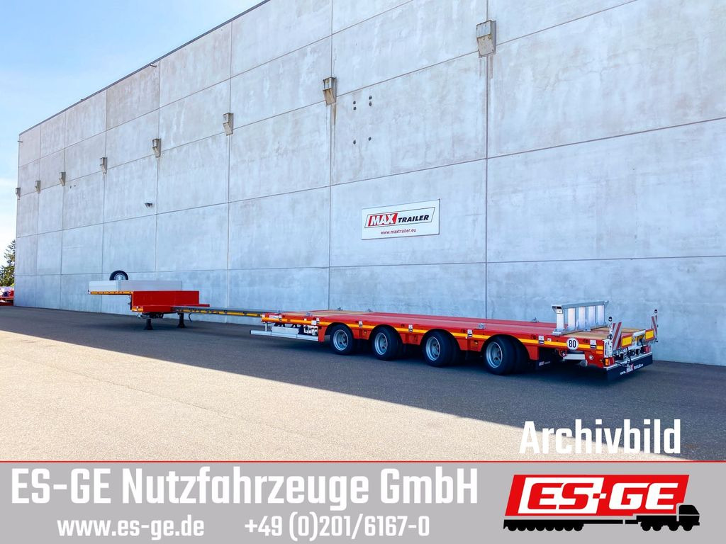Faymonville MAX Trailer MAX110 Semi-Tieflader - Low loader semi-trailer: picture 1 Faymonville MAX Trailer MAX110 Semi-Tieflader - Low loader semi-trailer: picture 1
