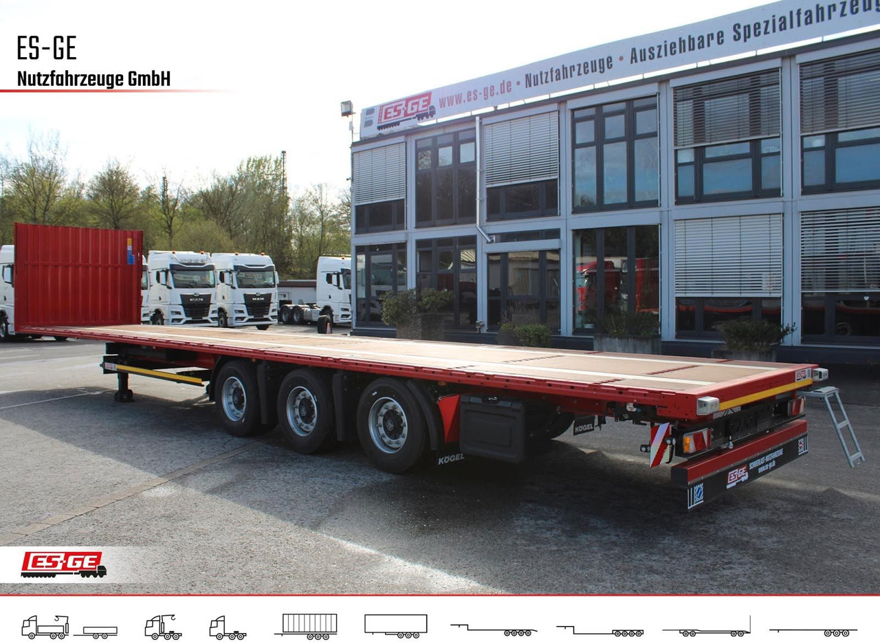 Kögel 3-Achs-Mega Chassis Kögel 3-Achs-Mega Chassis - Dropside/ Flatbed semi-trailer: picture 2 Kögel 3-Achs-Mega Chassis Kögel 3-Achs-Mega Chassis - Dropside/ Flatbed semi-trailer: picture 2