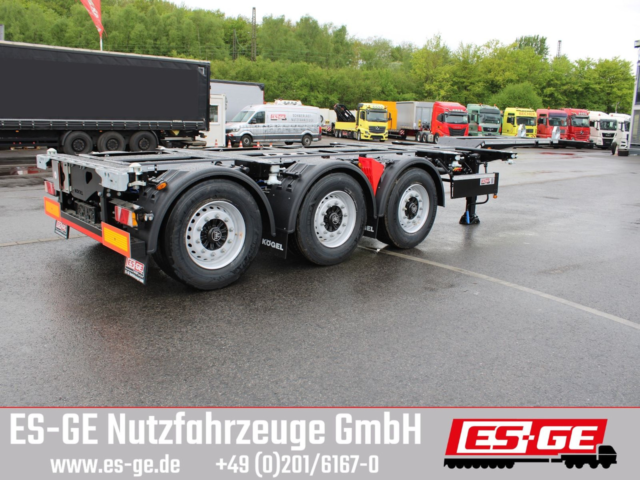 Kögel PORT 45 TRIPLEX Containerchassis - Container transporter/ Swap body semi-trailer: picture 3 Kögel PORT 45 TRIPLEX Containerchassis - Container transporter/ Swap body semi-trailer: picture 3