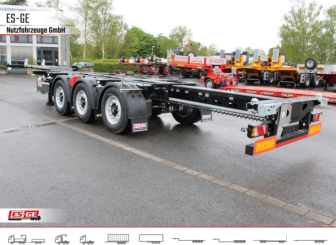 Kögel PORT 45 TRIPLEX Containerchassis - Container transporter/ Swap body semi-trailer: picture 4 Kögel PORT 45 TRIPLEX Containerchassis - Container transporter/ Swap body semi-trailer: picture 4
