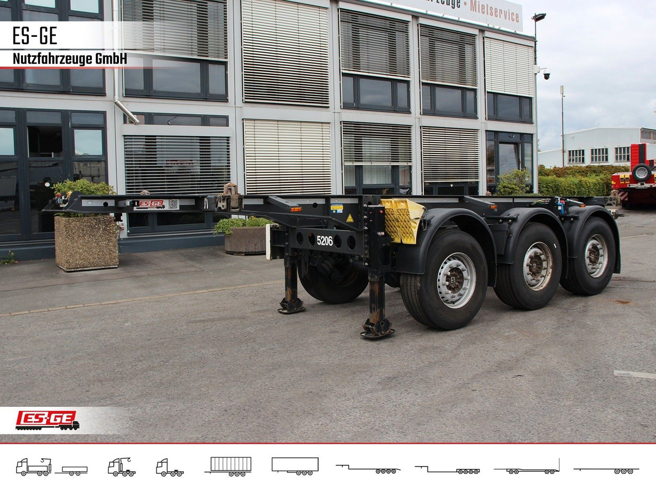 Krone 3-Achs-Containerchassis 20' - Container transporter/ Swap body semi-trailer: picture 1 Krone 3-Achs-Containerchassis 20' - Container transporter/ Swap body semi-trailer: picture 1