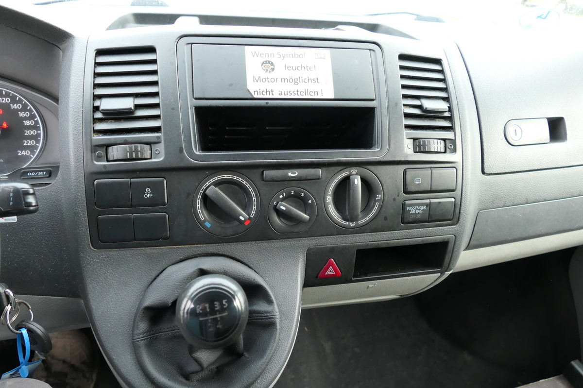 Small van VW T5 Transporter 2.0 TDI EURO-5 2xSCHIEBETÜR PARKT: picture 10