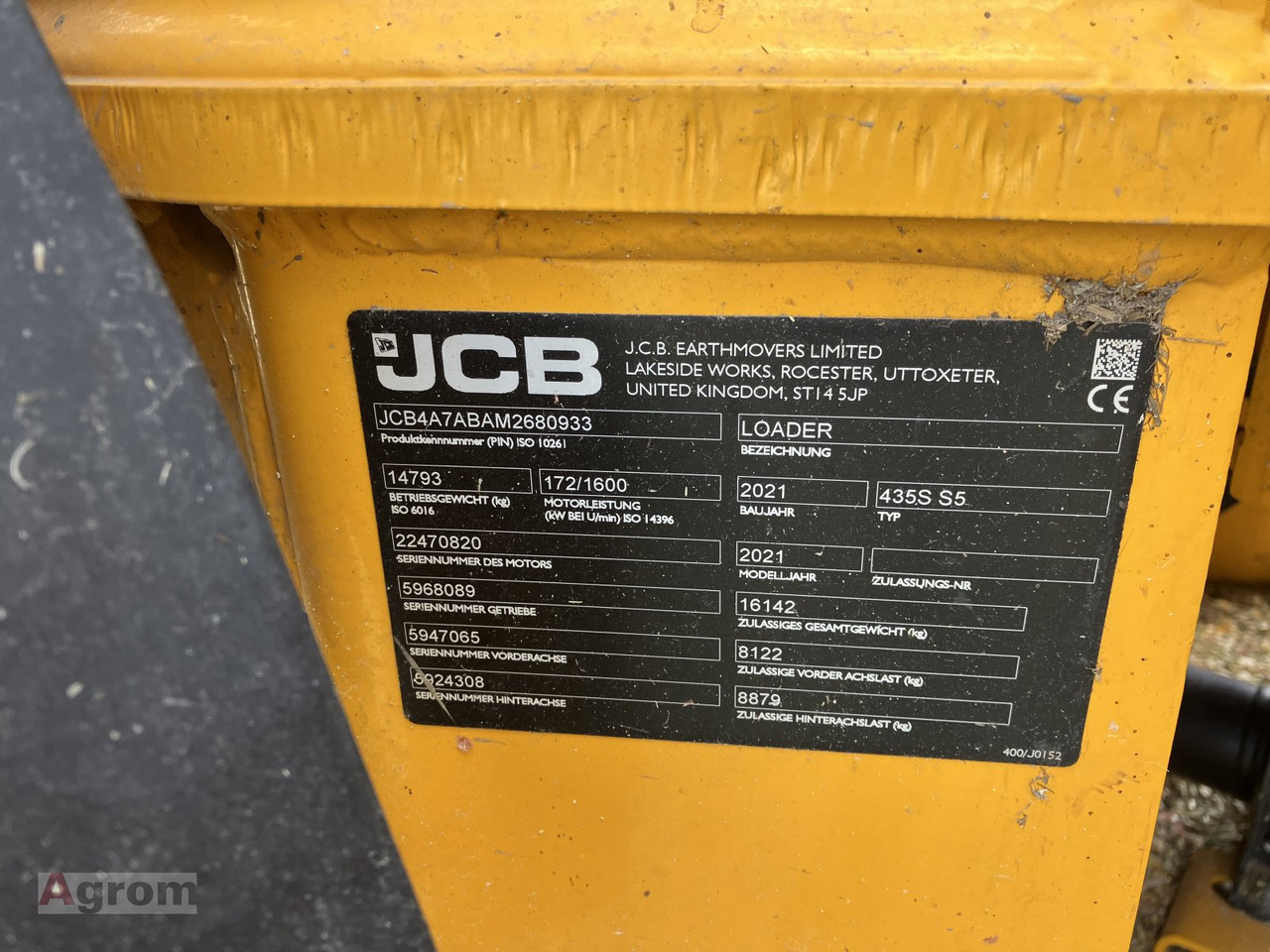JCB 435 S Agri - Wheel loader: picture 5 JCB 435 S Agri - Wheel loader: picture 5