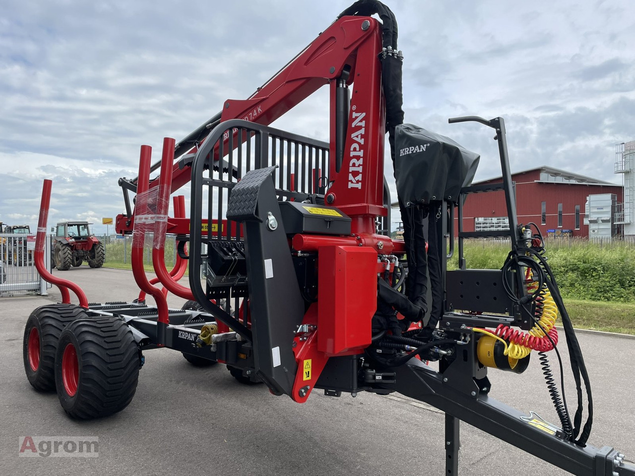 New Forestry trailer Krpan GP 14 DF + Kran 7,4 K: picture 7