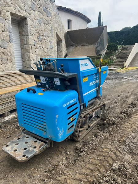 Brouette a chenilles messeri 1200 kg charge utile 1200d - Mini dumper: picture 1 Brouette a chenilles messeri 1200 kg charge utile 1200d - Mini dumper: picture 1
