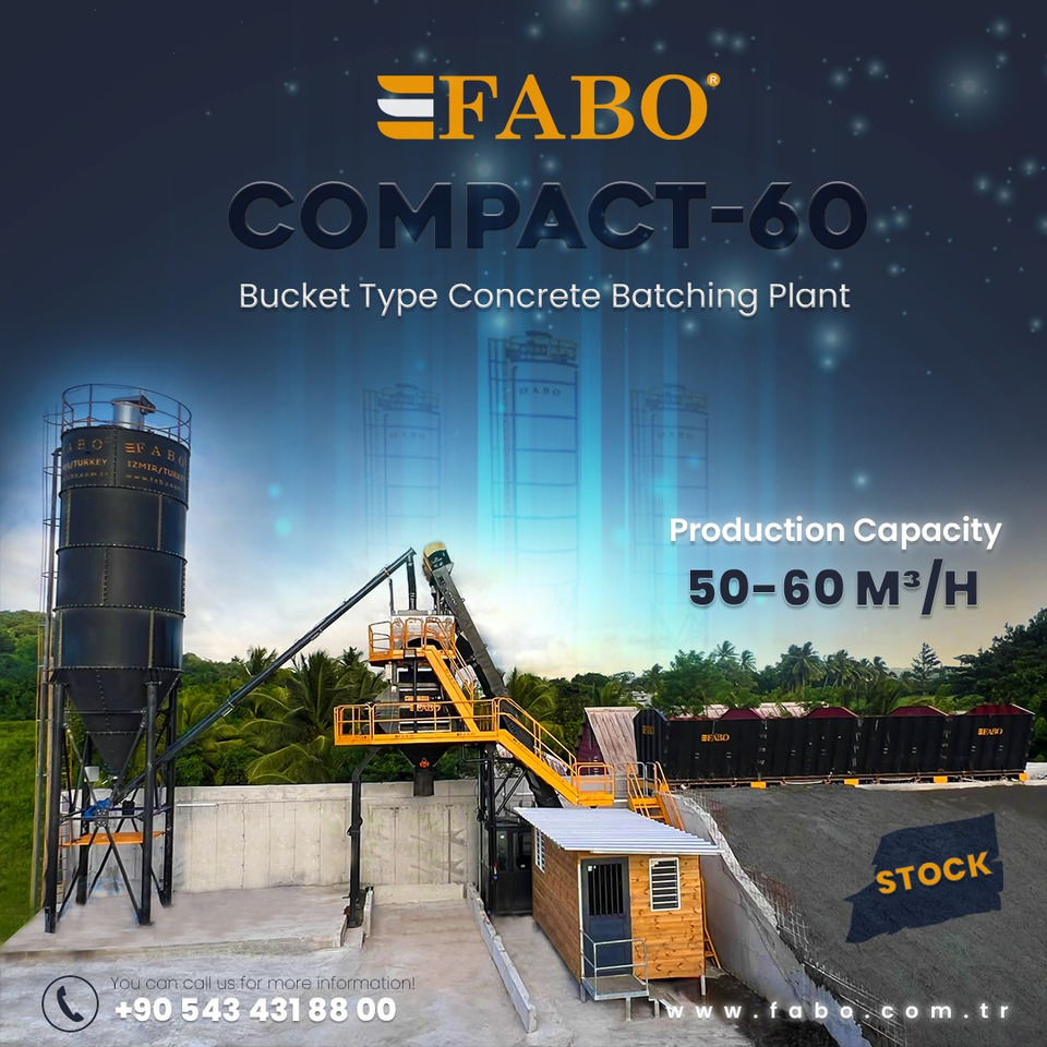 FABO compact concrete plant - Concrete plant: picture 1 FABO compact concrete plant - Concrete plant: picture 1