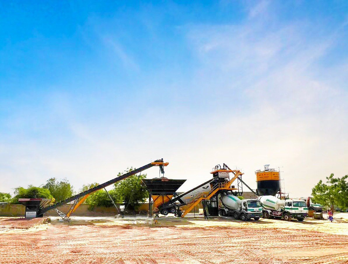 New Concrete plant FABO mobile concrete batching plant: picture 1