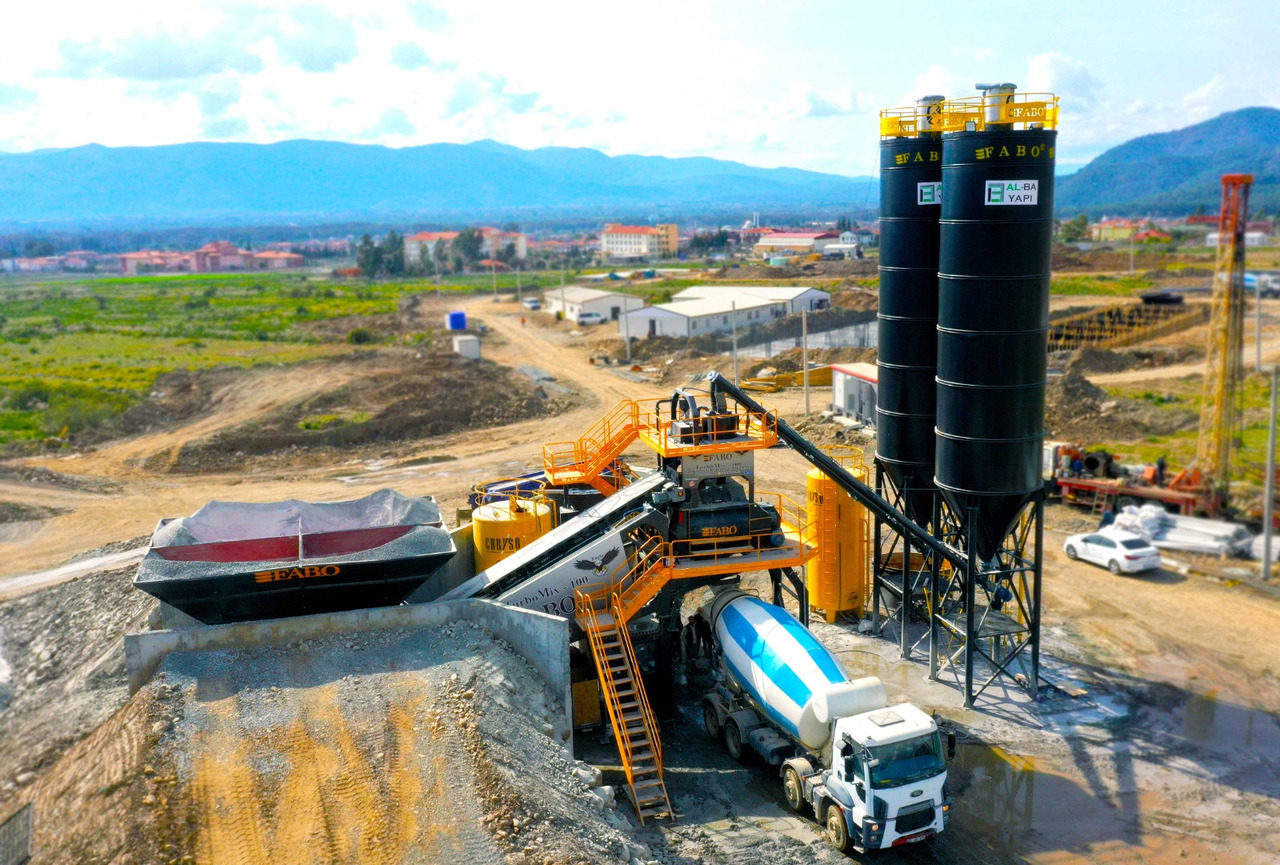 FABO mobile concrete batching plant - Concrete plant: picture 3 FABO mobile concrete batching plant - Concrete plant: picture 3