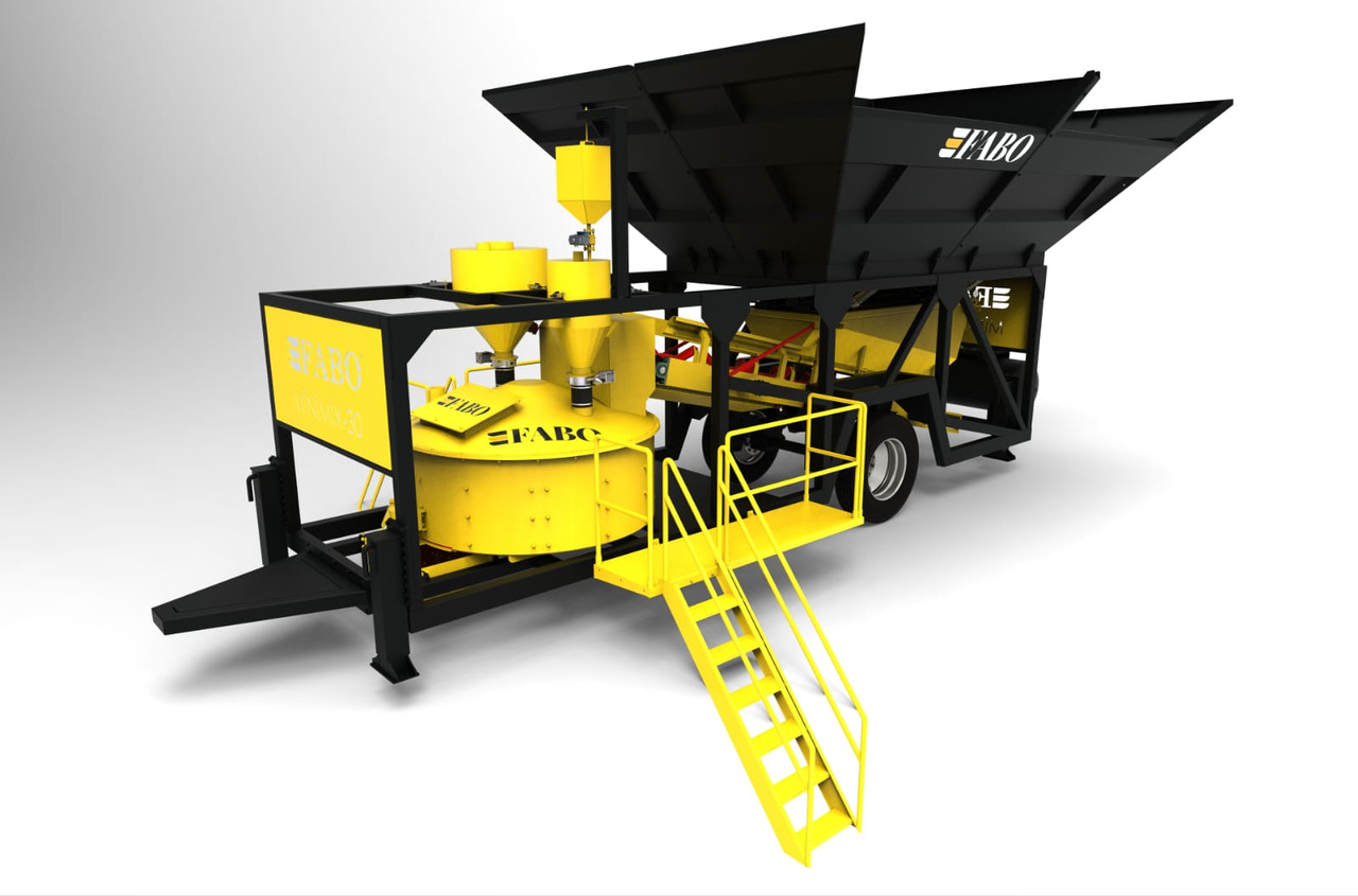 New Concrete plant FABO mobile concrete batching plant: picture 10