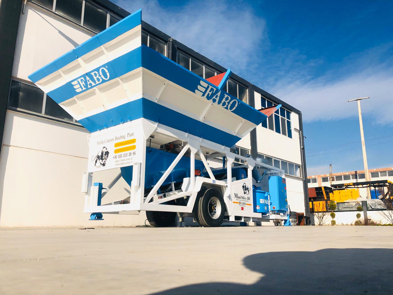New Concrete plant FABO mobile concrete batching plant: picture 7