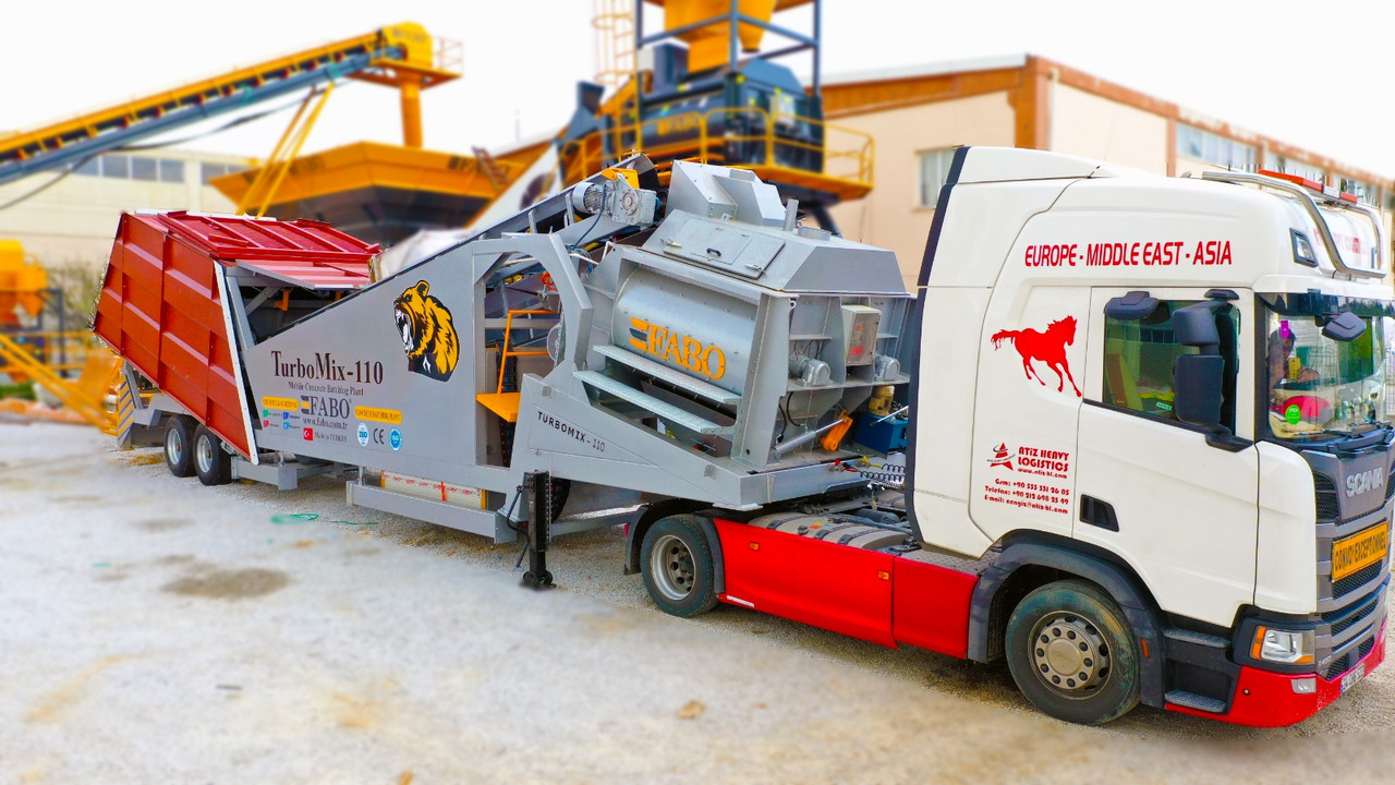 FABO mobile concrete batching plant - Concrete plant: picture 4 FABO mobile concrete batching plant - Concrete plant: picture 4