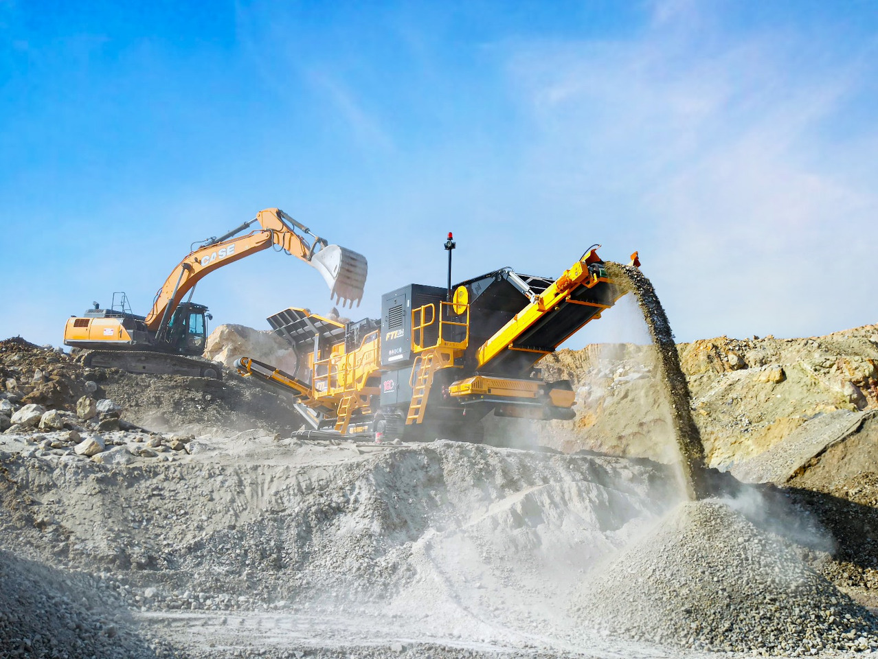 New Impact crusher FABO mobile impact crusher: picture 1