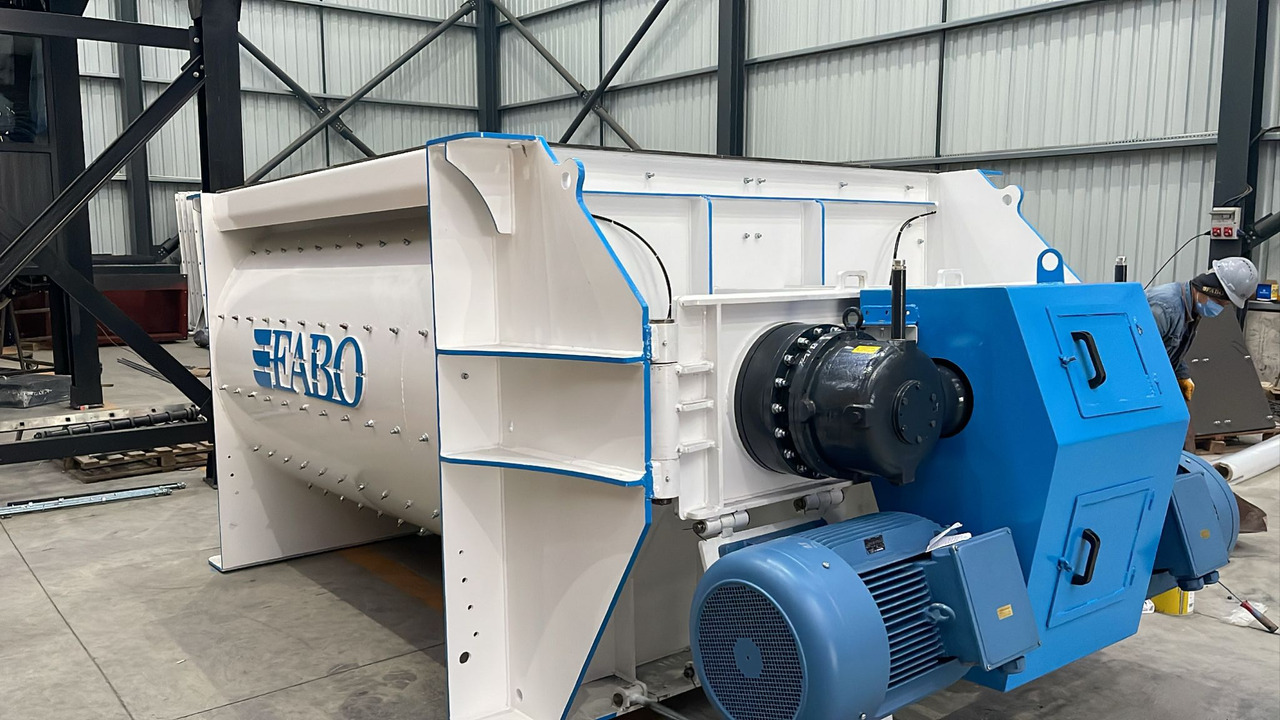 FABO twin shaft mixer - Concrete mixer: picture 4 FABO twin shaft mixer - Concrete mixer: picture 4