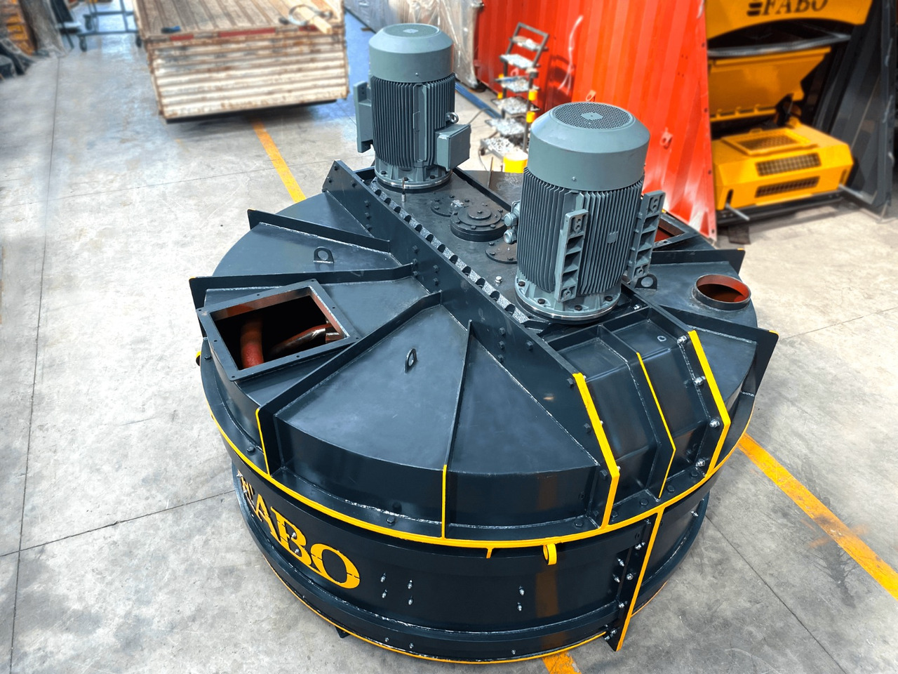 FABO twin shaft mixer - Concrete mixer: picture 3 FABO twin shaft mixer - Concrete mixer: picture 3