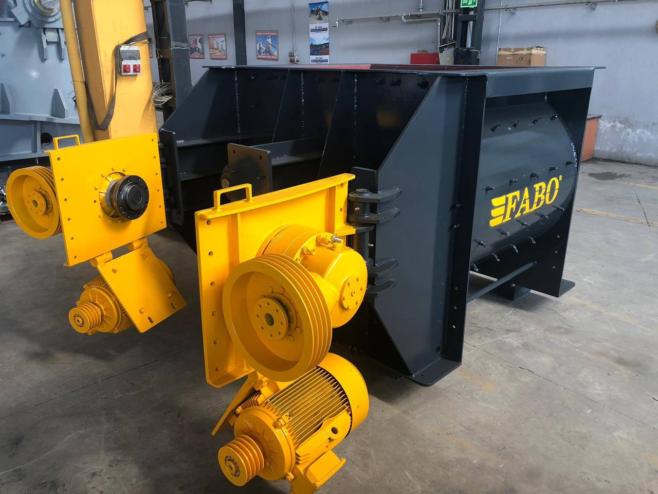 New Concrete mixer FABO twin shaft mixer: picture 5