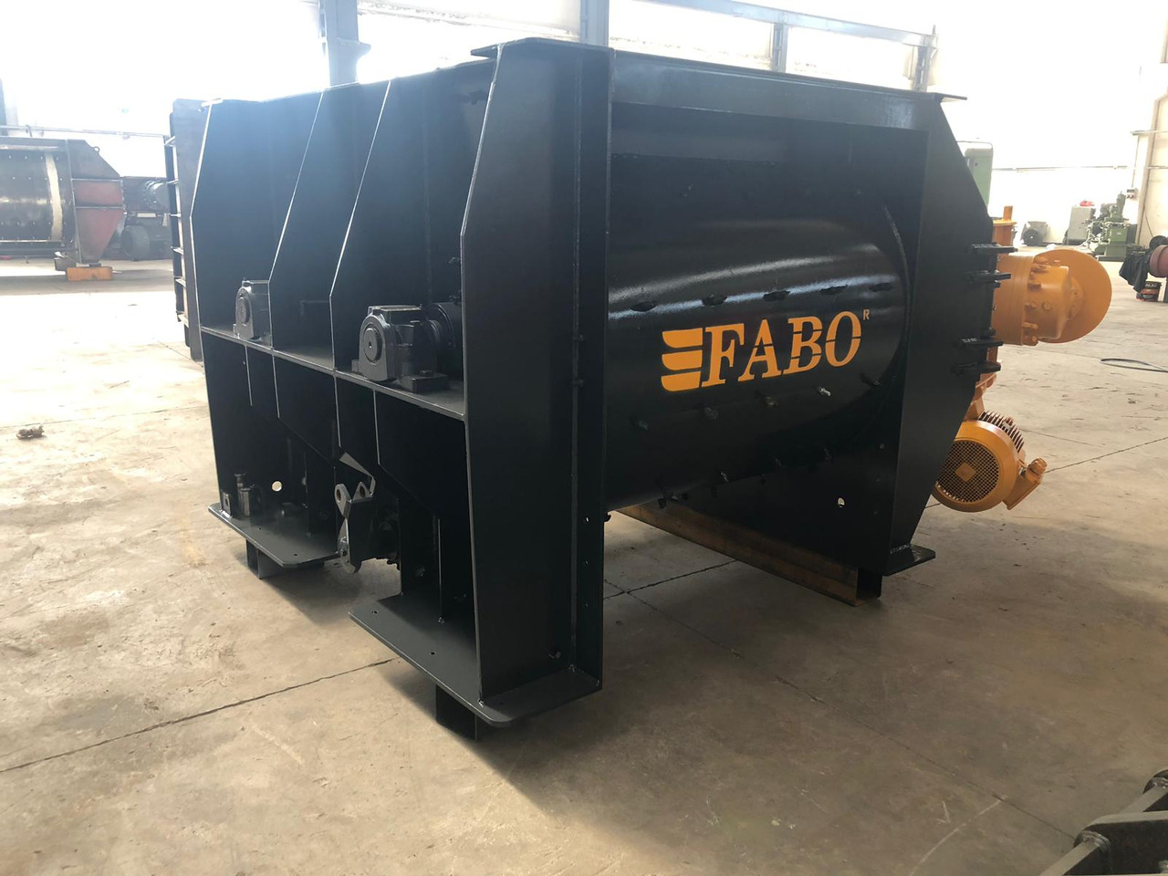 New Concrete mixer FABO twin shaft mixer: picture 6