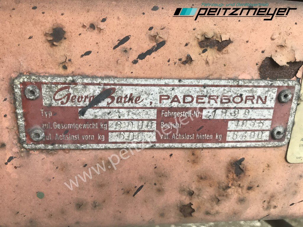 Asphalt distributor BATHE TANDEMANHÄNGER Bitum / Teerkocher 3,5 m³ Hatz Diesel-Motor 1 B 40: picture 10 Asphalt distributor BATHE TANDEMANHÄNGER Bitum / Teerkocher 3,5 m³ Hatz Diesel-Motor 1 B 40: picture 10