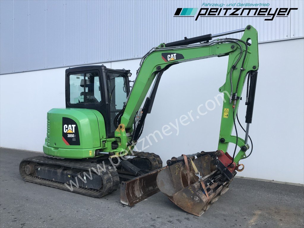 CAT Minibagger 305 E 2 HSW, 3 Löffel MS03 - Mini excavator: picture 2 CAT Minibagger 305 E 2 HSW, 3 Löffel MS03 - Mini excavator: picture 2