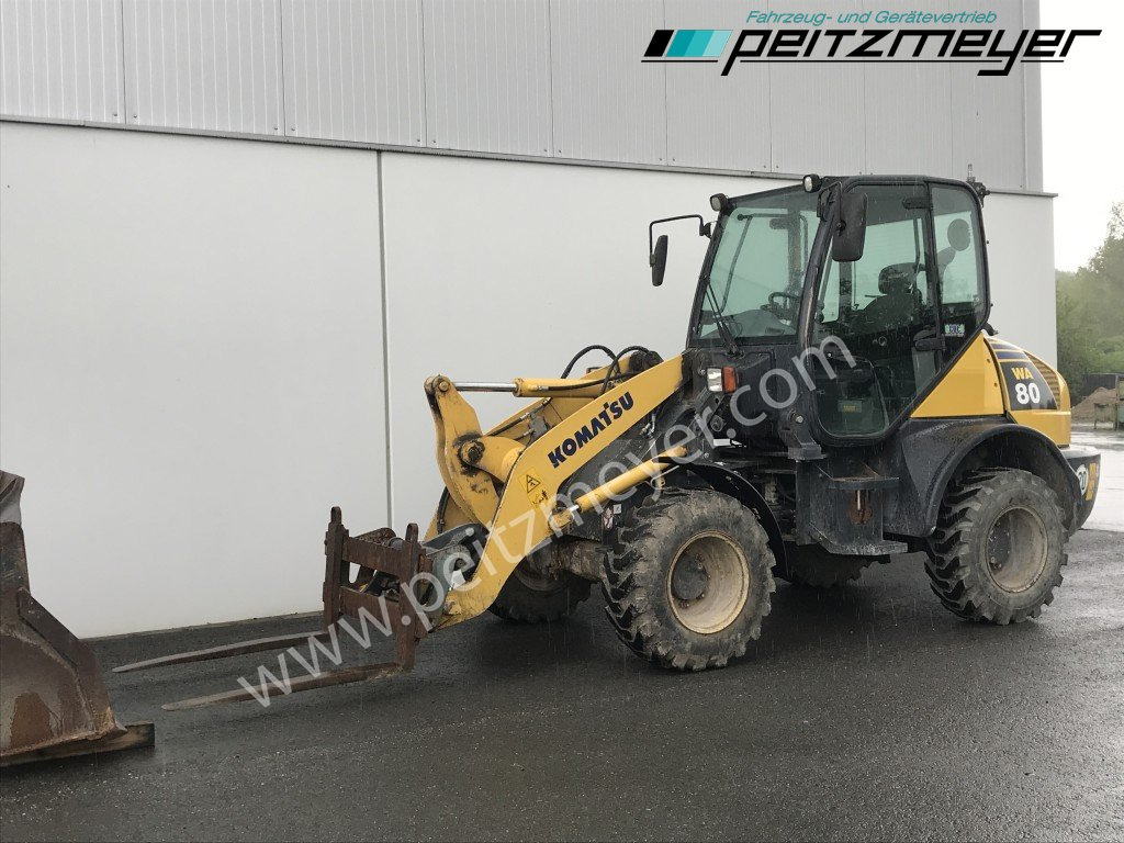 Wheel loader Komatsu RADLADER WA 80-6 Palettengabel und Standardschaufel: picture 23