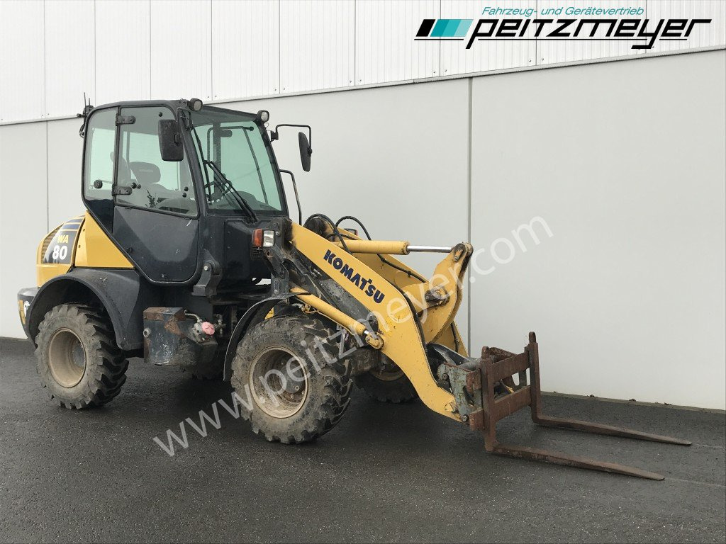 Wheel loader Komatsu RADLADER WA 80-6 Palettengabel und Standardschaufel: picture 19