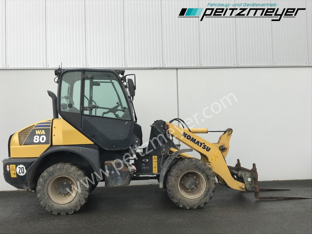 Wheel loader Komatsu RADLADER WA 80-6 Palettengabel und Standardschaufel: picture 8