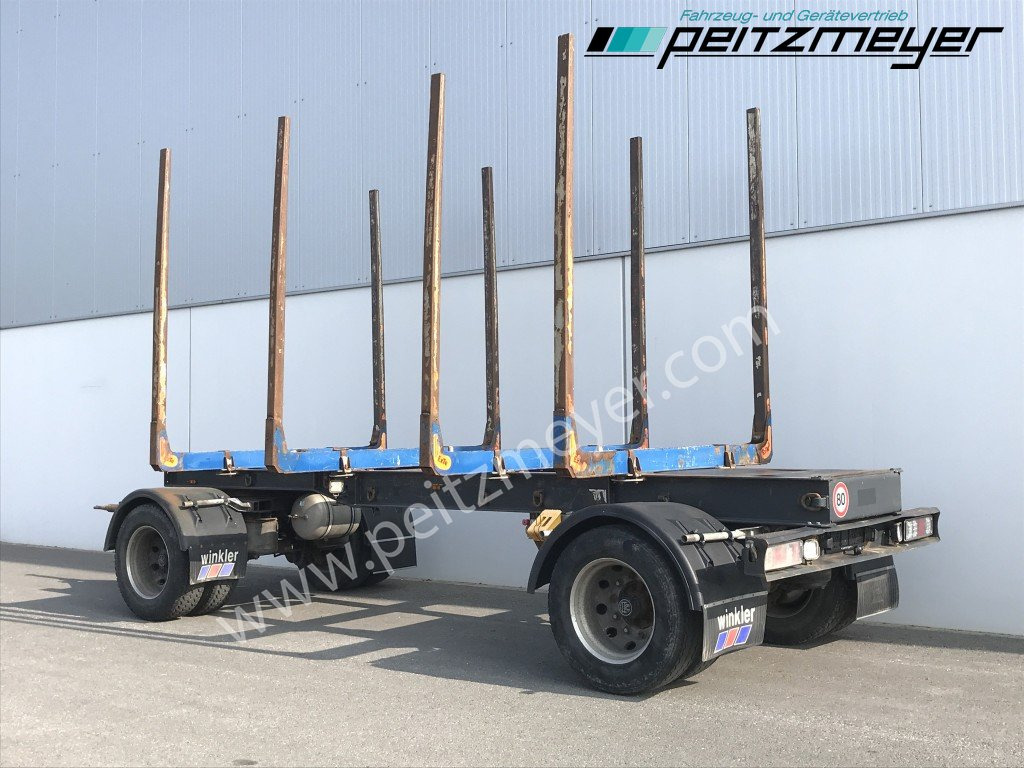 Krämer Kurzholzanhänger 20 t. Holzanhänger 4 Paar Exte Stahlrungen, Alcoa Alufelgen - Timber trailer: picture 2 Krämer Kurzholzanhänger 20 t. Holzanhänger 4 Paar Exte Stahlrungen, Alcoa Alufelgen - Timber trailer: picture 2