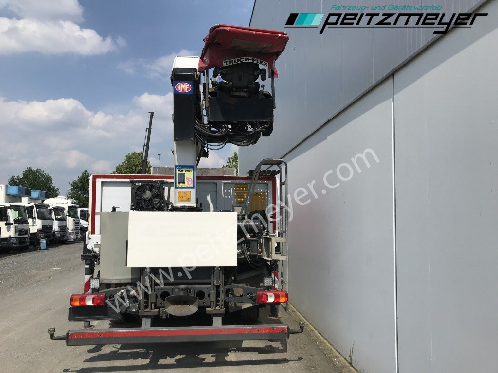 Dropside/ Flatbed truck, Crane truck MERCEDES-BENZ Antos 2536 LL Pritsche HMF 2110-L5 5 fach Ausschub mit Steinzange: picture 6