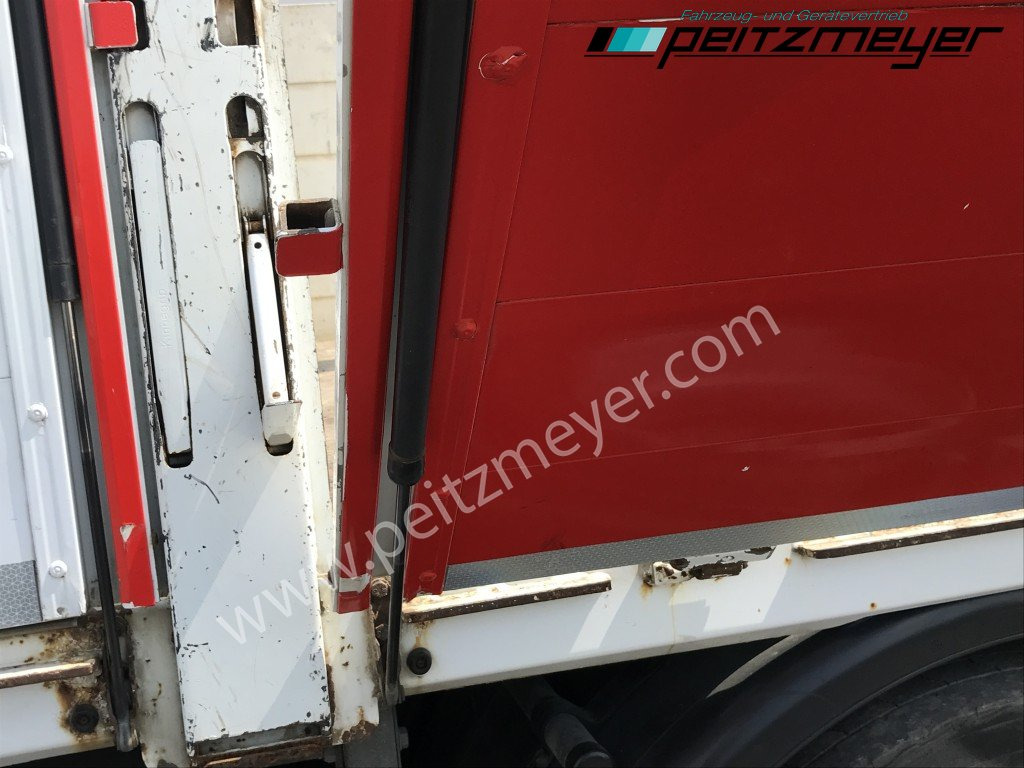 Dropside/ Flatbed truck, Crane truck MERCEDES-BENZ Antos 2536 LL Pritsche HMF 2110-L5 5 fach Ausschub mit Steinzange: picture 25